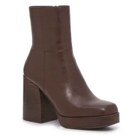 Madden Girl Amalie Bootie - dark brown / chocolate brown - women’s 7 - Picture 3 of 9